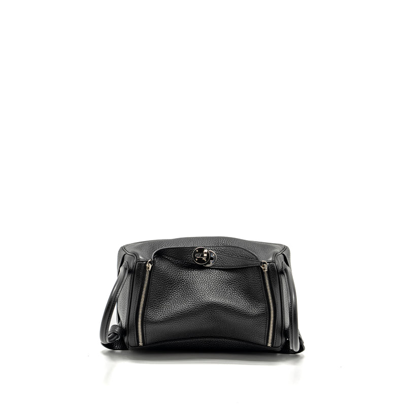 Hermes Lindy 26 Clemence Black SHW Stamp C