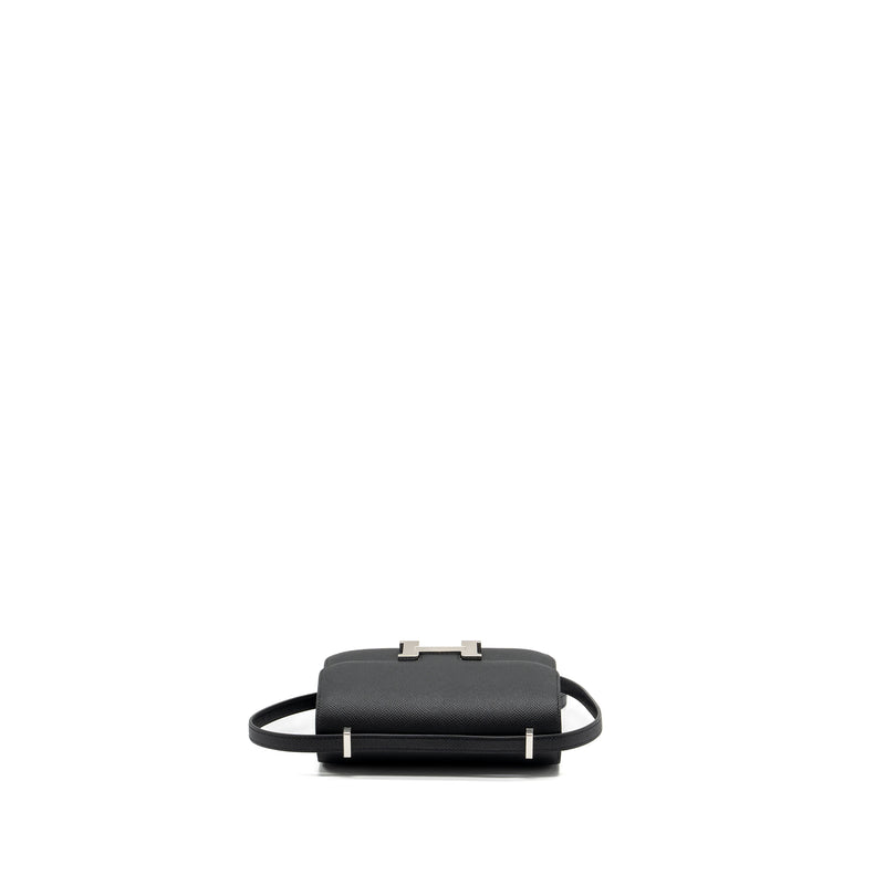 Hermes Mini Constance Epsom Black SHW Stamp B (New Version)