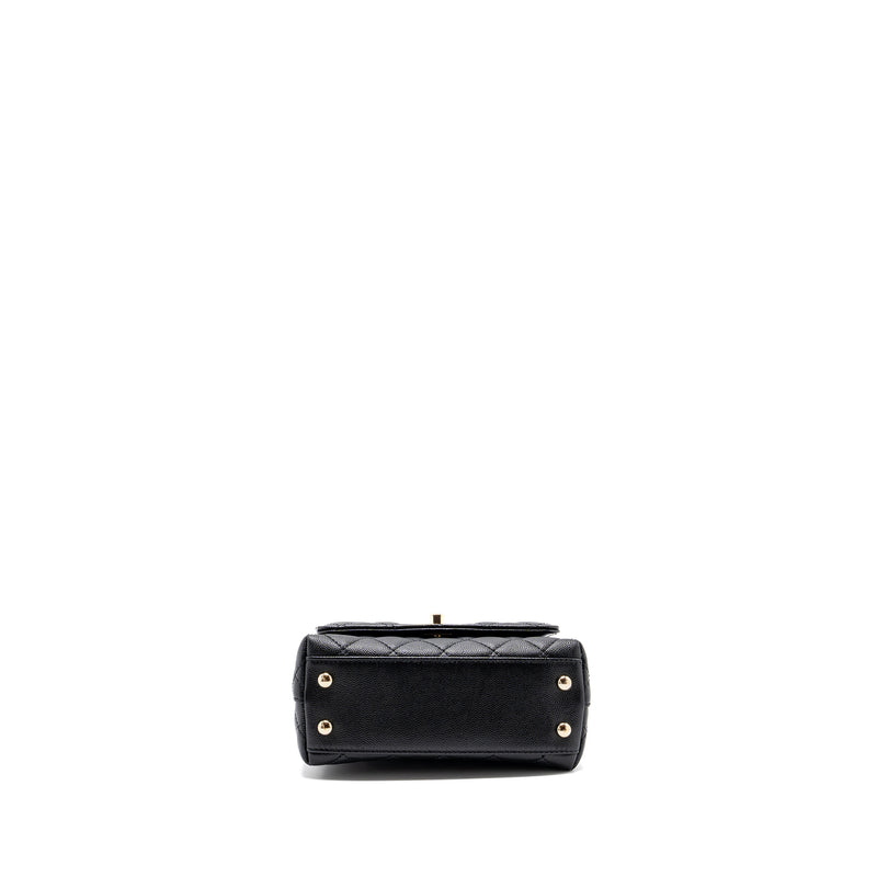 Chanel Coco Handle Extra Mini Caviar Black LGHW(Microchip)