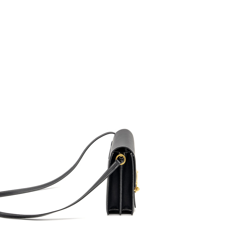 Hermes Roulis 23 Sombrero Black GHW Stamp C