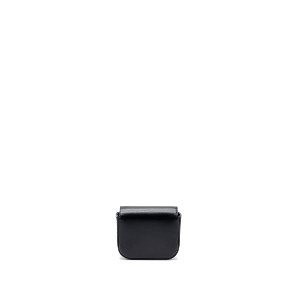 Celine Mini Claude Shiny Calfskin Black GHW