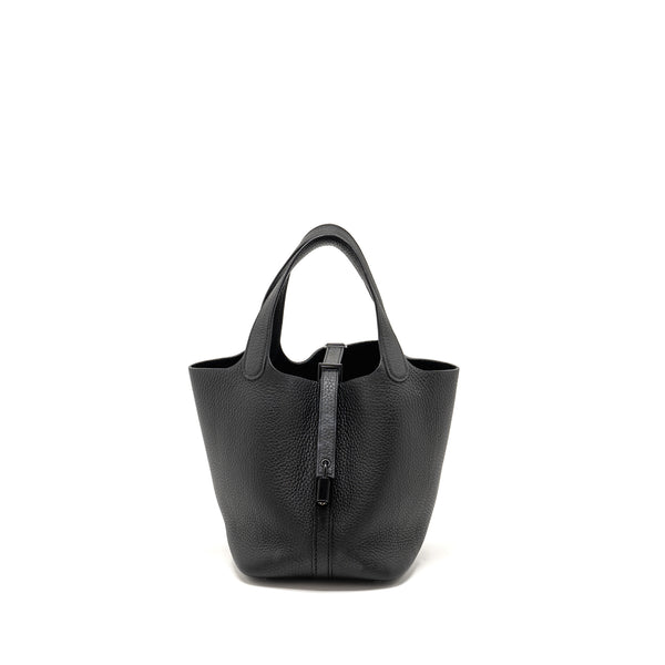 Hermes Picotin 18 Clemence SO Black Stamp U