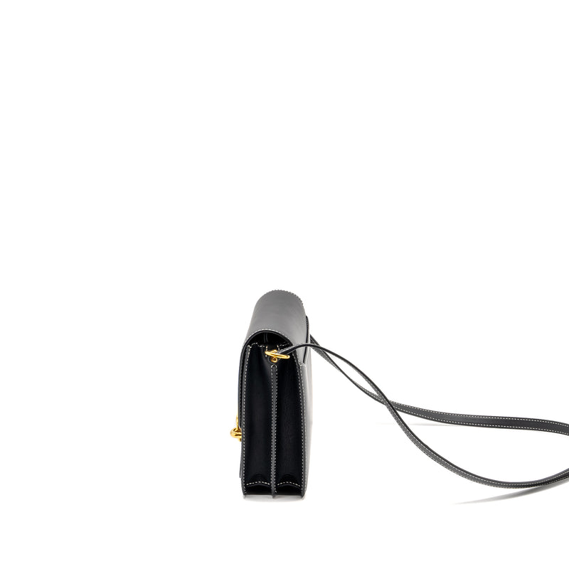 Hermes Roulis 23 Sombrero Black GHW Stamp C