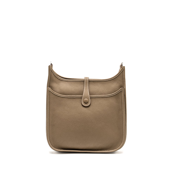 Hermes Evelyne 29 Clemence Etoupe SHW Stamp Z