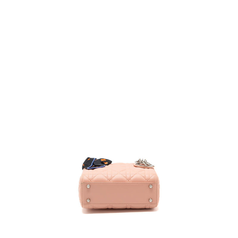 Dior mini lady dior lambskin light pink SHW