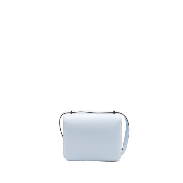 HERMES Mini Constance Epsom Blue Brume SHW Stamp Y