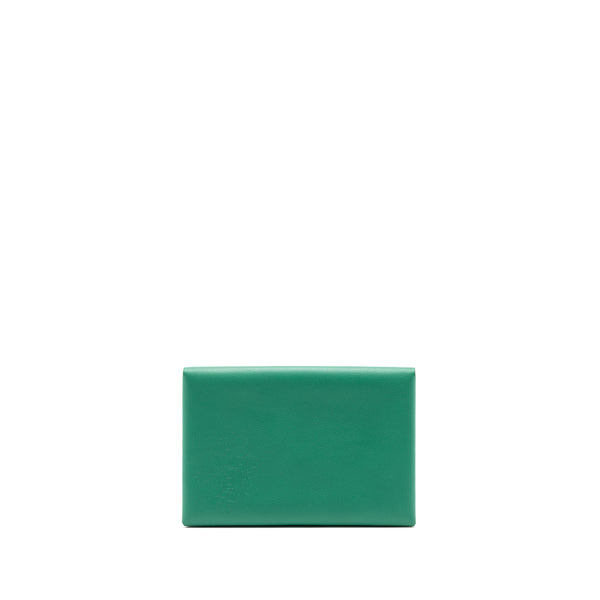 Hermes Calvi Pochette MM Evercolor Vert Vertigo/ Vert Titien SHW Stamp C