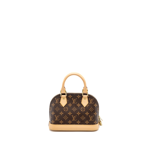 Louis Vuitton alma BB monogram Canvas GHW