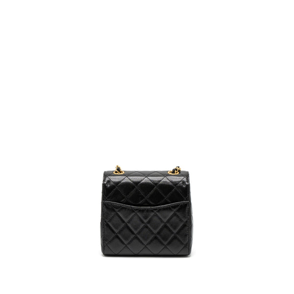 Chanel 22K Wallet On Chain Caviar Dark Green LGHW (Microchip)