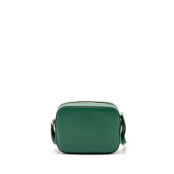 Gucci disco soho camera bag calfskin green LGHW