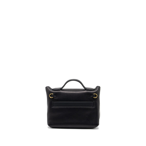 Hermes Mini 24/24 2424 - 21 Bag Volupto/Swift Black GHW Stamp U