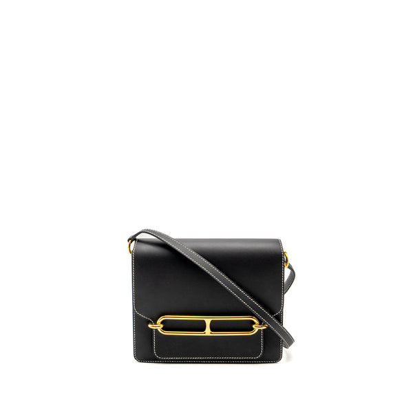 Hermes Roulis 23 Sombrero Black GHW Stamp C