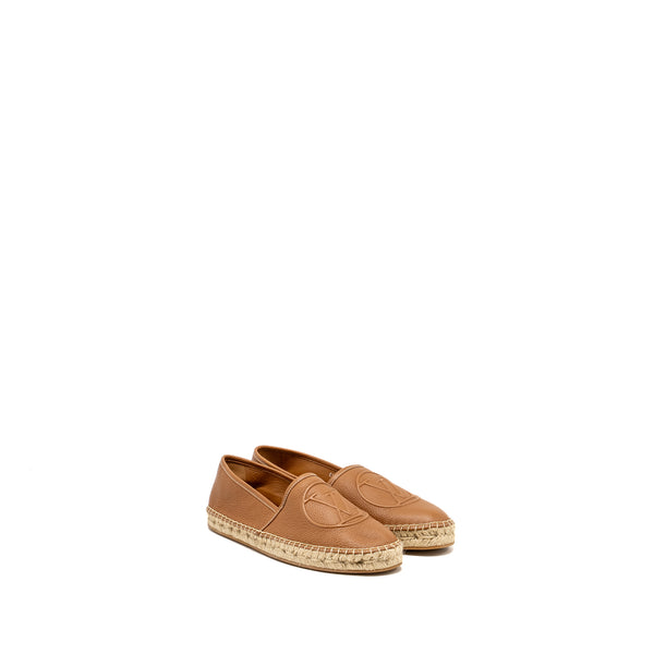 Louis Vuitton Size 37 Starboard Flat Espadrille Brown