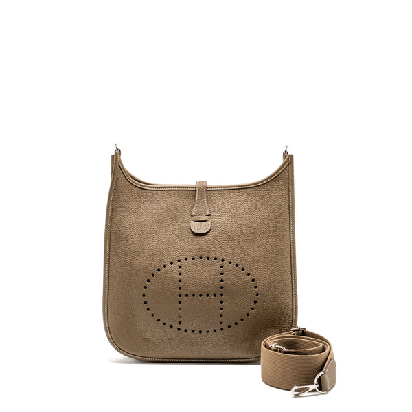 Hermes Evelyne 29 Clemence Etoupe SHW Stamp Z