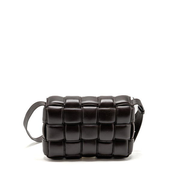 Bottega Veneta Padded Cassette Lambskin Brown GHW