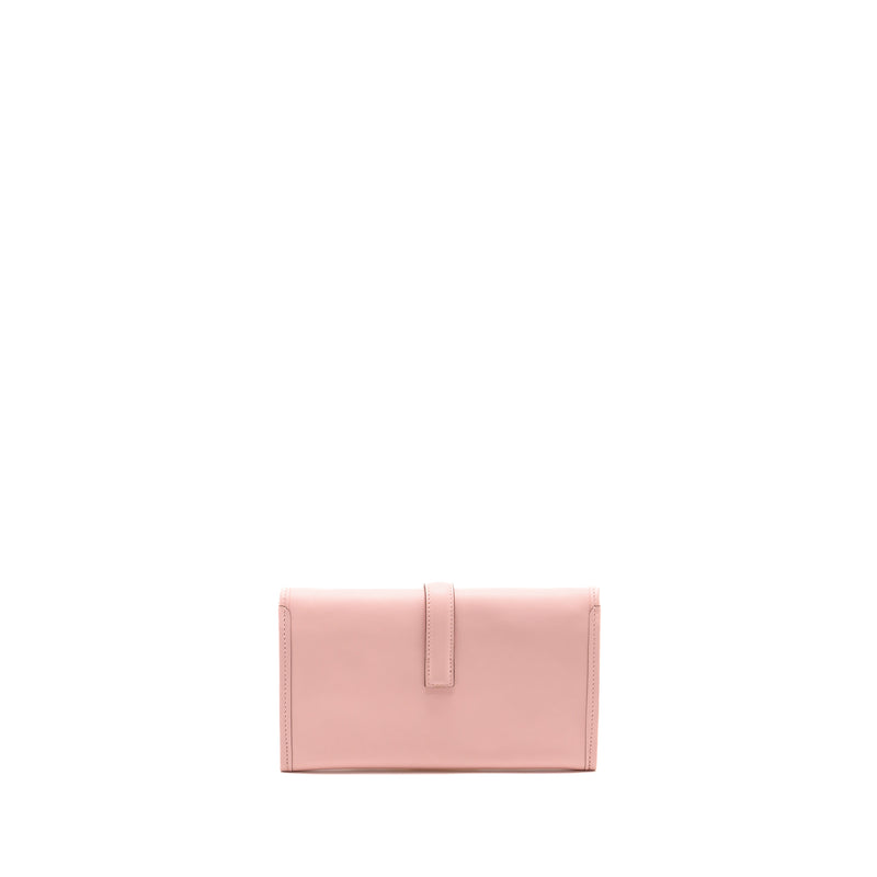 Hermes Jige Elan Wallet Swift Rose Sakura SHW Stamp D