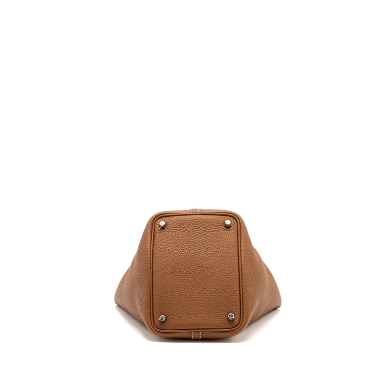 Hermes Picotin 18 Clemence Gold SHW Stamp Z