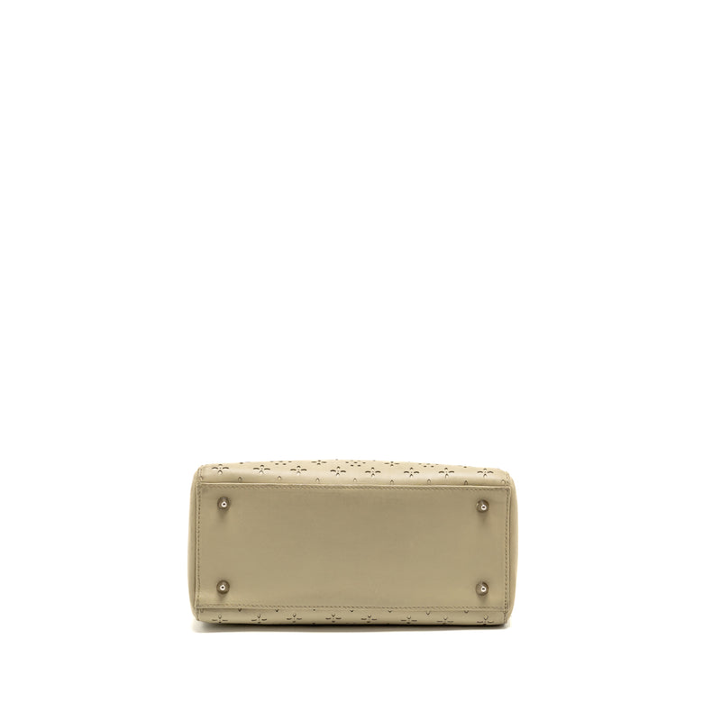 Dior Medium Lady Dior Leather Beige SHW