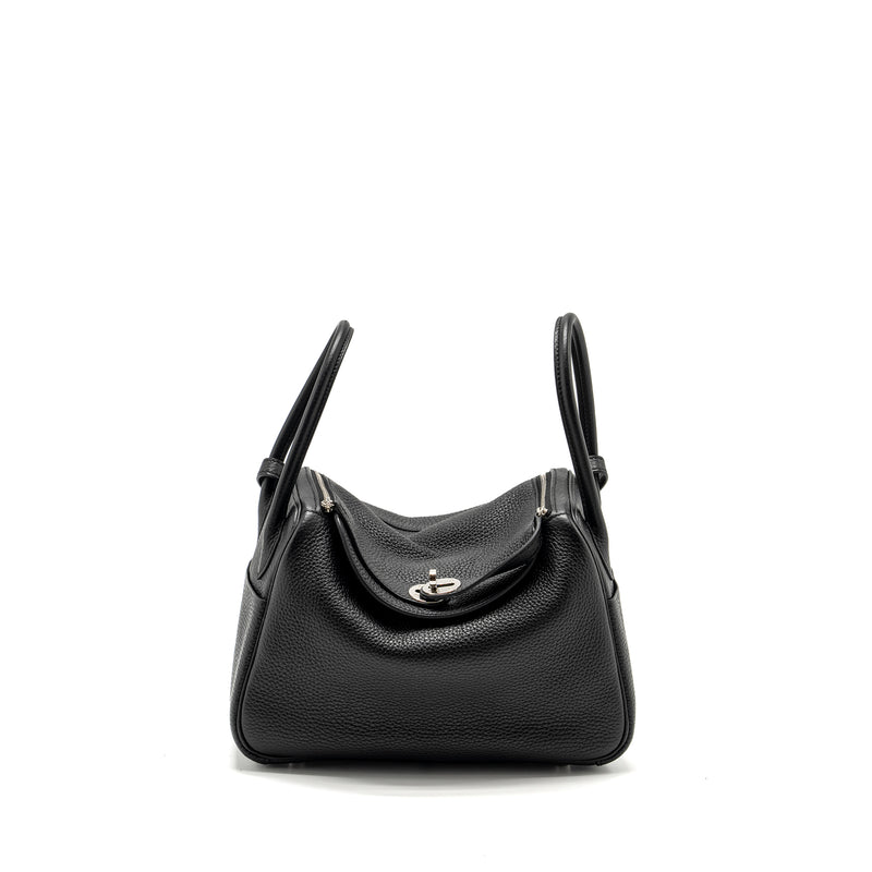 Hermes Lindy 26 Clemence Black SHW Stamp C