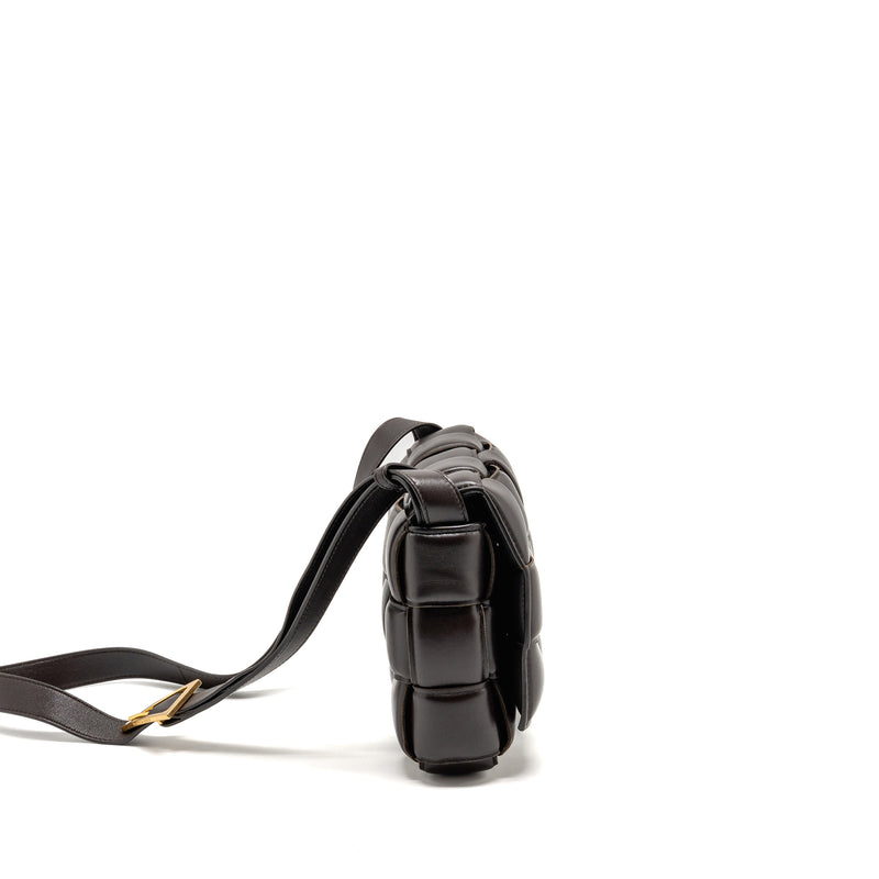 Bottega Veneta Padded Cassette Lambskin Brown GHW