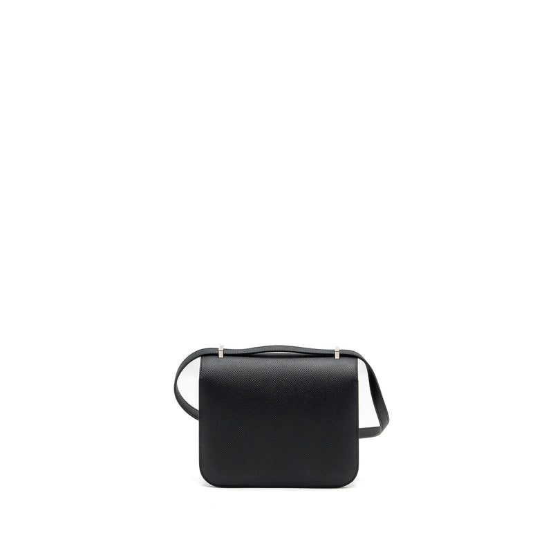 Hermes Mini Constance Epsom Black SHW Stamp B (New Version)