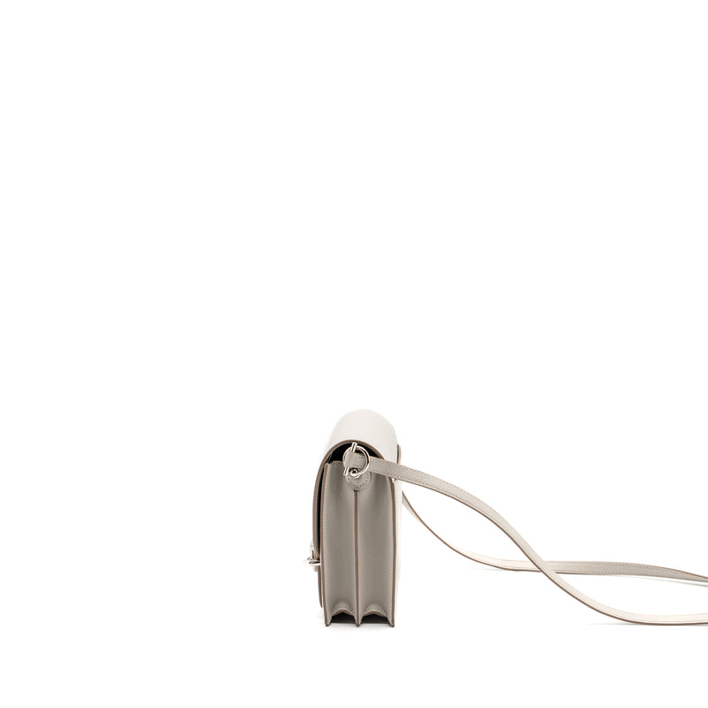 Hermes mini roulis evercolor gris perle SHW stamp D