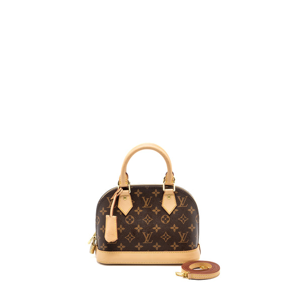 Louis Vuitton alma BB monogram Canvas GHW