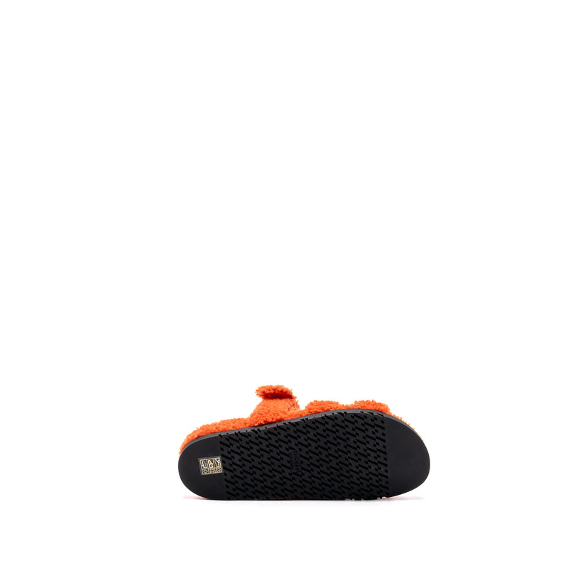 Hermes Size 39 chypre sandal Lainee Orange