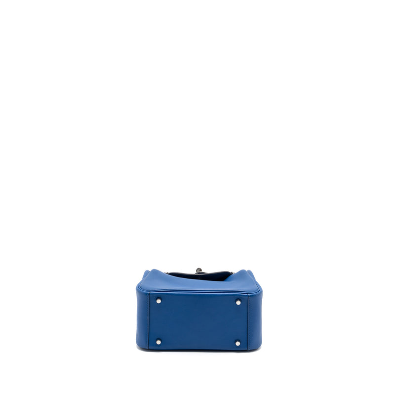 Hermes mini lindy swift blue France / blue saphir SHW stamp Z