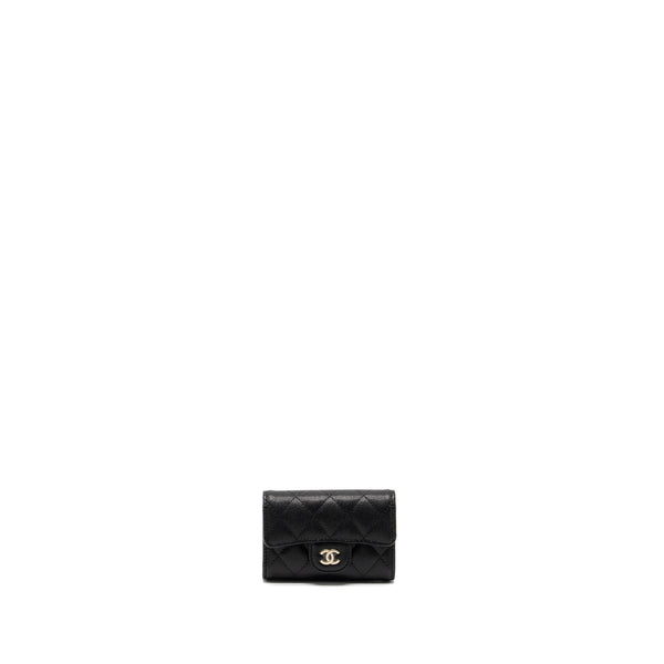 Chanel Classic Flap Key Holder Caviar Black LGHW