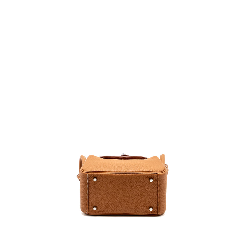 Hermes Mini Lindy Clemence GOLD SHW STAMP U