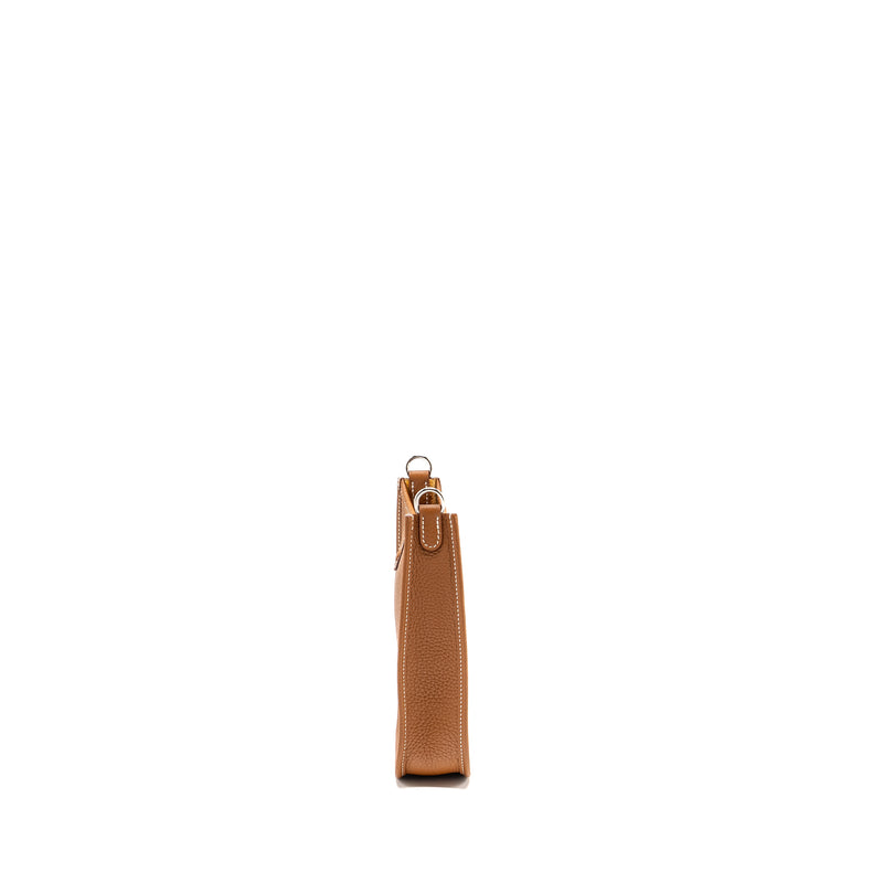 Hermes Mini Evelyn Clemence Gold SHW Stamp B