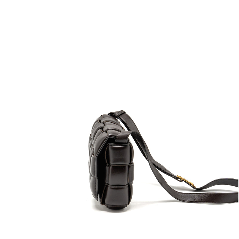 Bottega Veneta Padded Cassette Lambskin Brown GHW