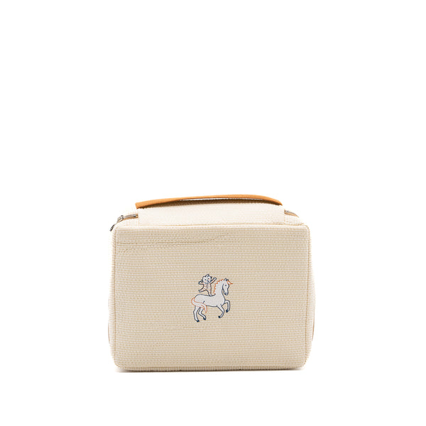 Hermes Toogo Cabriole Case, medium model cotton biscuit SHW