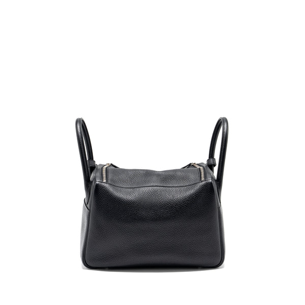 Hermes Lindy 30 Clemence Black SHW Stamp C