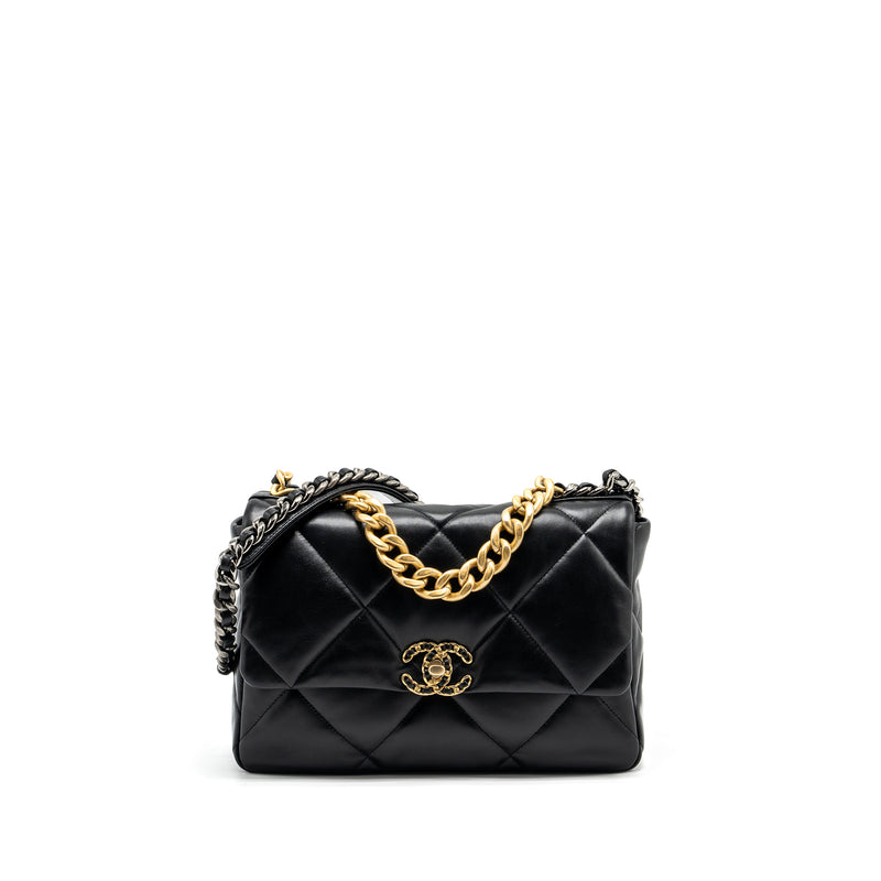 Chanel Large 19 Bag Lambskin Black GHW