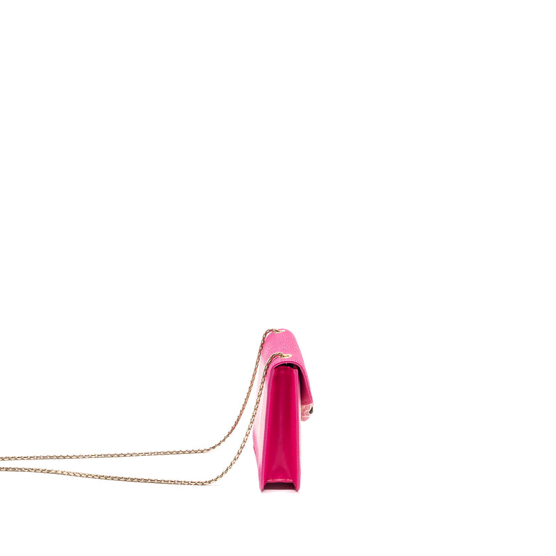Bvlgari Serpenti forever bag Galuchat iridescent Pink GHW