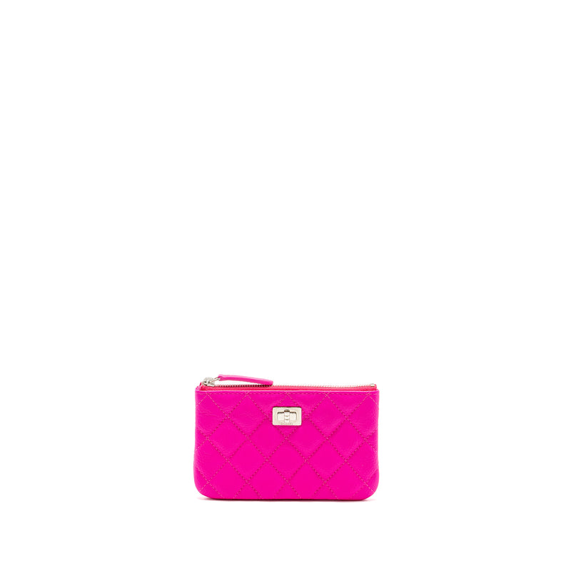 Chanel Small Reissue 2.55 O Case Pouch Goatskin Pink SHW