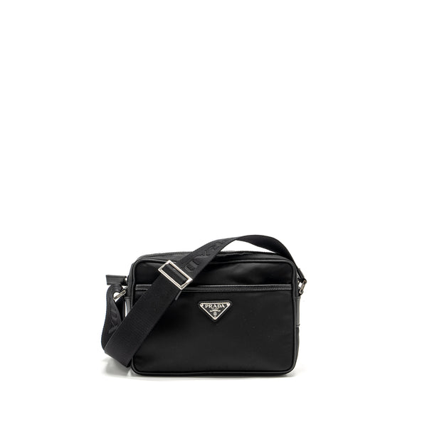 Prada Re-nylon Shoulder Bag Black SHW