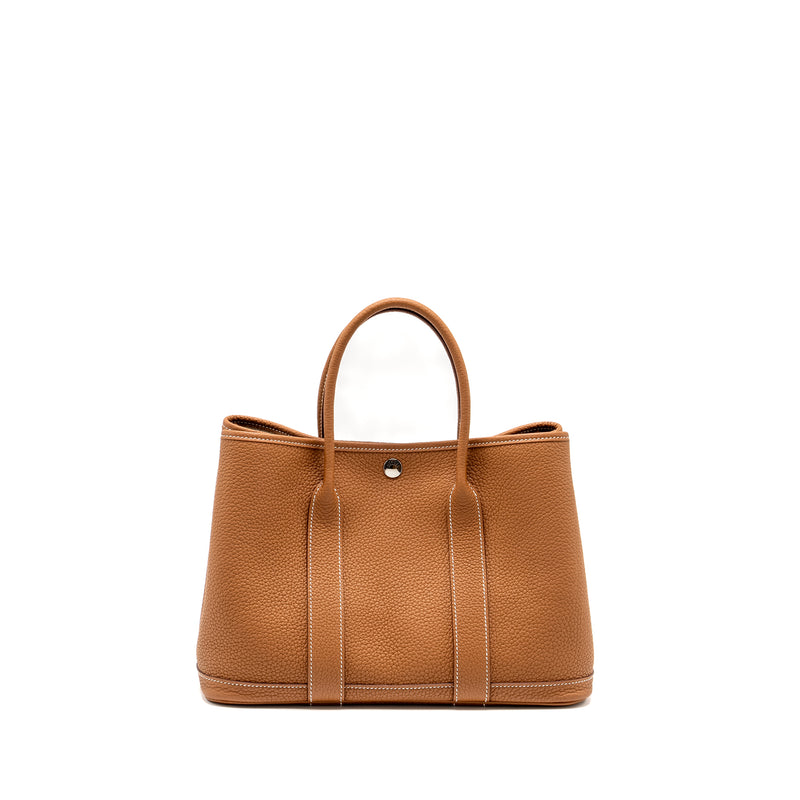 Hermes Garden Party 30 Negonda Gold SHW Stamp W