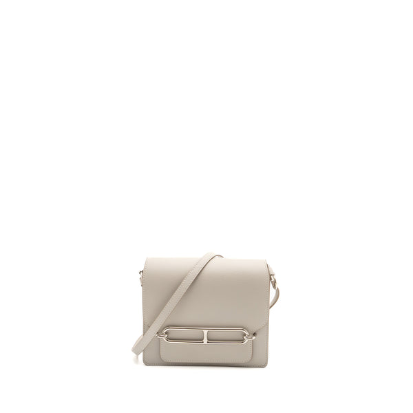 Hermes mini roulis evercolor gris perle SHW stamp D