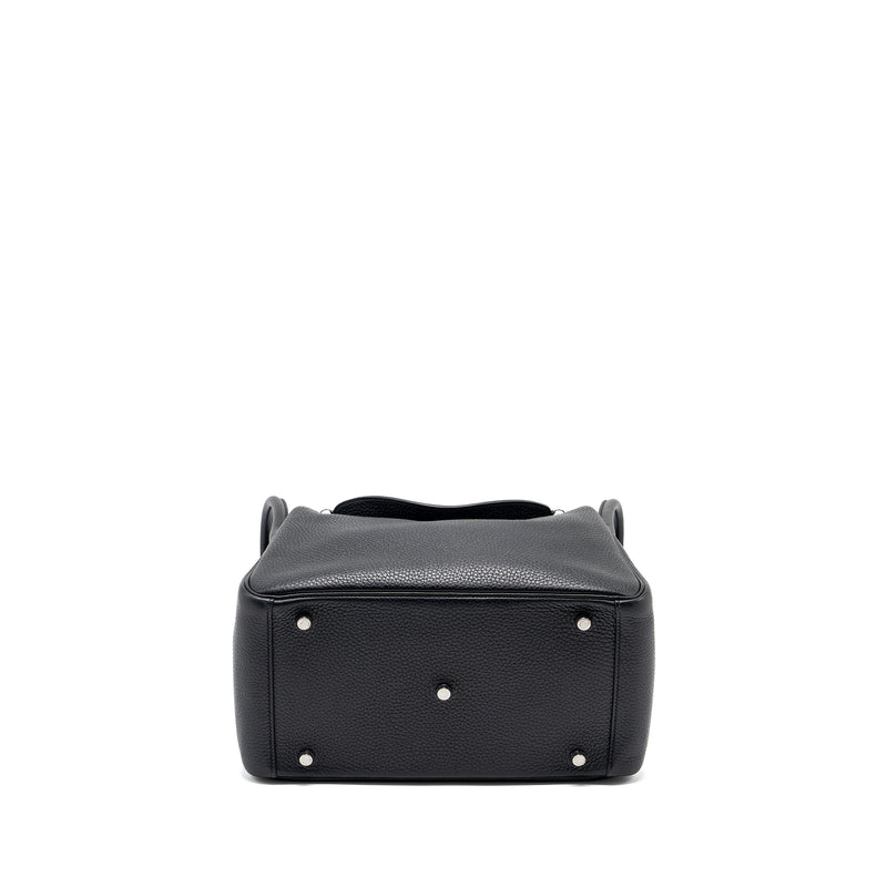 Hermes Lindy 30 Clemence Black SHW Stamp C