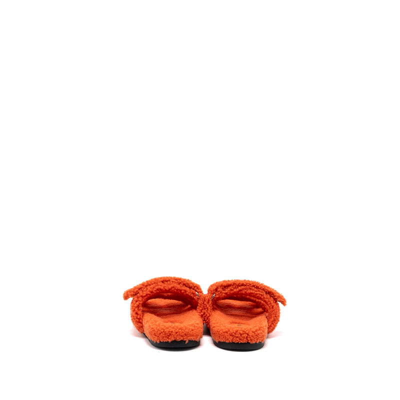 Hermes Size 39 chypre sandal Lainee Orange