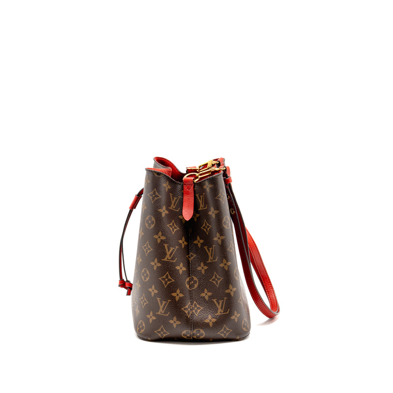 LOUIS VUITTON Neo Noe Monogram Canvas Red GHW
