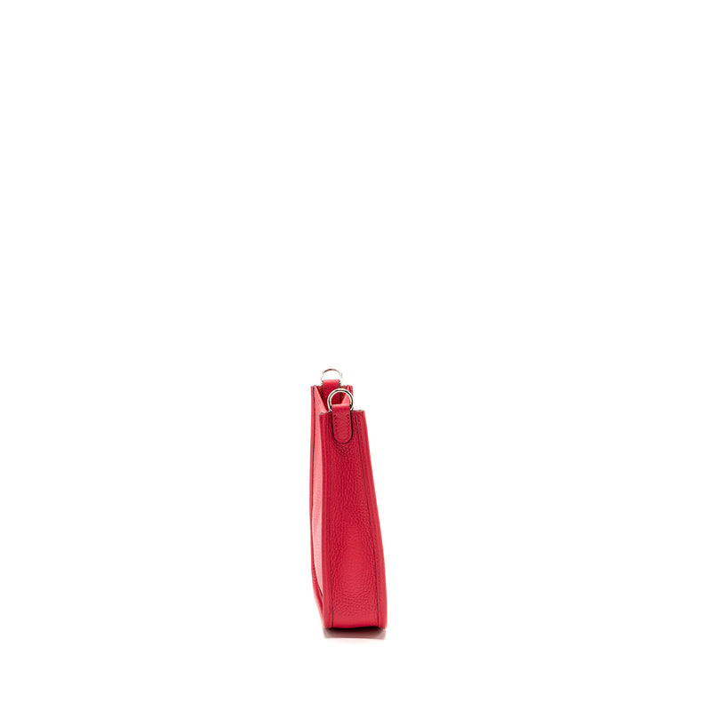 Hermes mini evelyne clemence rose extreme SHW stamp D