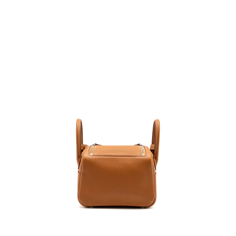 Hermes Mini Lindy Clemence GOLD SHW STAMP U