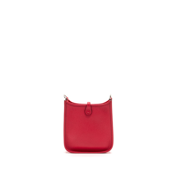 Hermes mini evelyne clemence rose extreme SHW stamp D