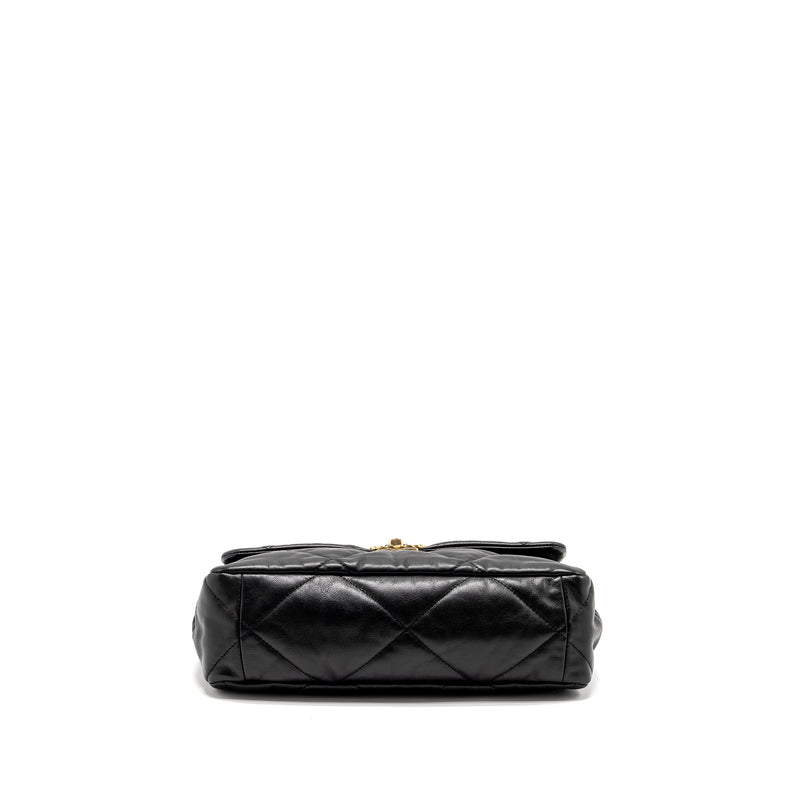 Chanel Large 19 Bag goatskin Black Multicolour Hardware