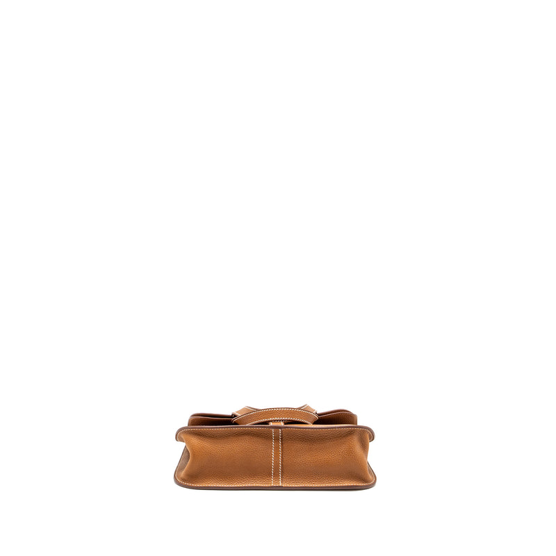 Hermes Halzan 25 Barenia Faubourg Fauve GHW Stamp B