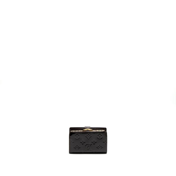 Louis Vuitton Portefeuille Viennois Purse Wallet Monogram Vernis Amarante GHW